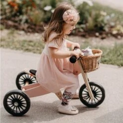 Tricycle évolutif Draisienne En Bois 2 En 1 Tiny Tot Plus 12" Silver Vert Kinderfeets® - Tricycle Bois -Bois Jouets Magasin tricycle evolutif draisienne en bois 2 en 1 tiny tot plus 12 silver vert kinderfeets tricycle bois 3