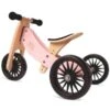 Tricycle évolutif Draisienne En Bois 2 En 1 Tiny Tot Plus 12" Rose Kinderfeets® - Tricycle Bois -Bois Jouets Magasin tricycle evolutif draisienne en bois tiny tot plus 12 rose kinderfeets