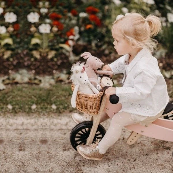Tricycle évolutif Draisienne En Bois 2 En 1 Tiny Tot Plus 12" Rose Kinderfeets® - Tricycle Bois 10 Tricycle évolutif Draisienne En Bois 2 En 1 Tiny Tot Plus 12" Rose Kinderfeets® - Tricycle Bois – Image 8