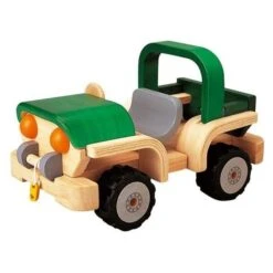 Voiture En Bois Jeep 4x4PlanToys - Jouet En Bois